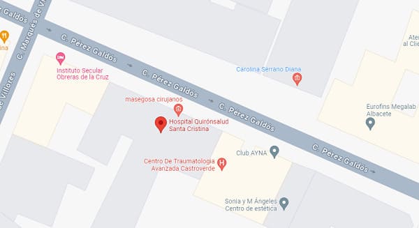 ¿Cómo Llegar al Hospital QuironSalud Santa Cristina Albacete?