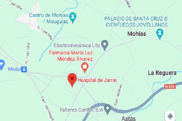 Cómo Llegar a la Hospital de Jarrio Asturias