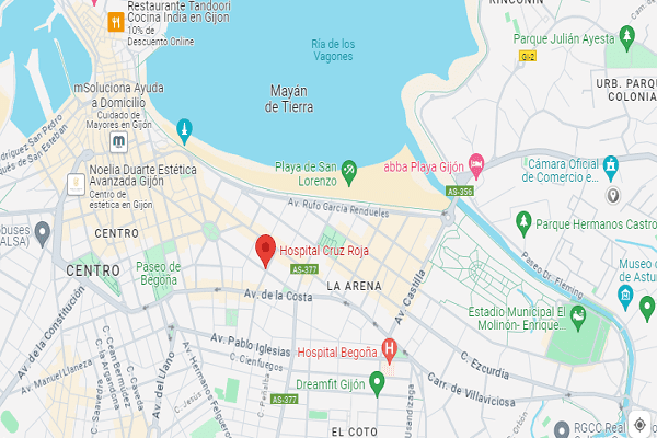 Cómo Llegar al Hospital de la Cruz Roja de Gijón Asturias